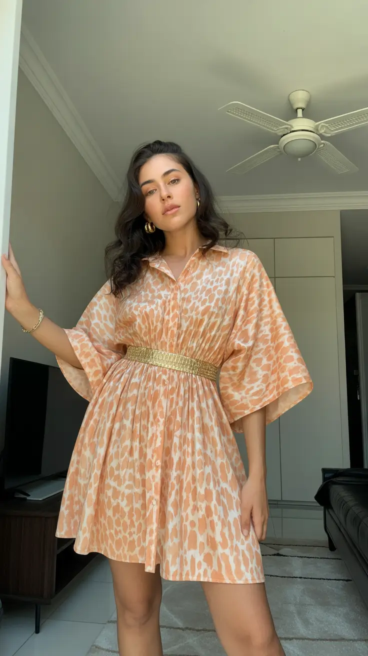 spring vacation outfits 2026 - Soft Safari Dress for Relaxed Resort Moments