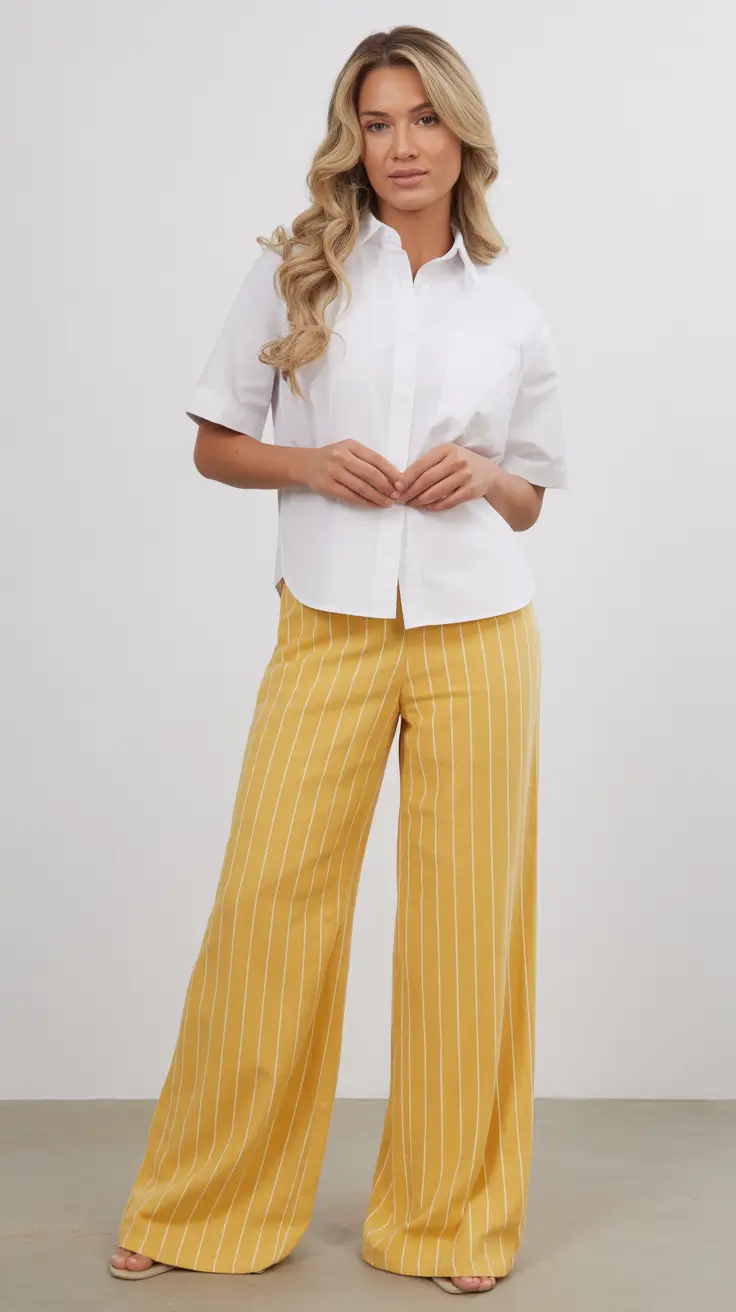 spring mom outfits 2026 Bright Stripes and Clean Whites for a Fresh Spring Lift
