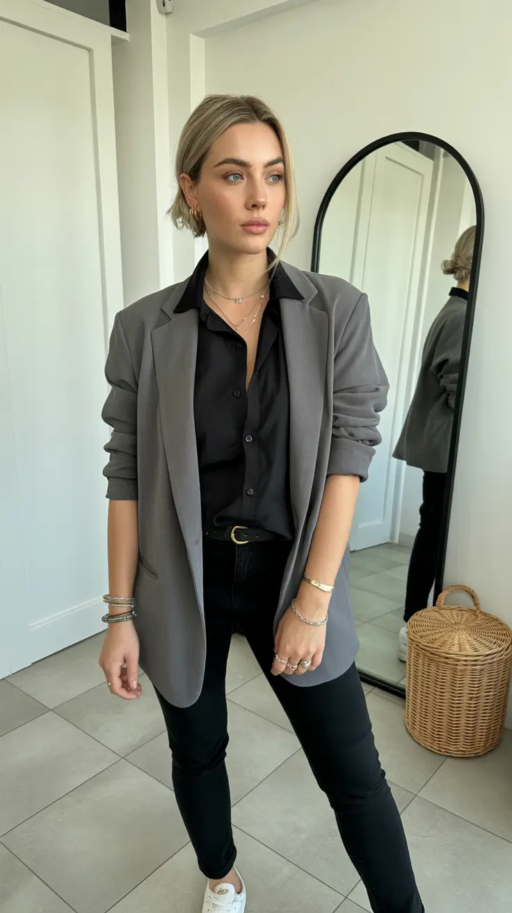 spring-office-outfits-women-2026-Charcoal-Modern-Ease