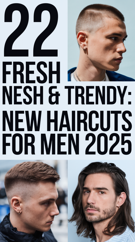 Fresh & Trendy: New Haircuts for Men 2025 – 22 Stylish Ideas for Every Look