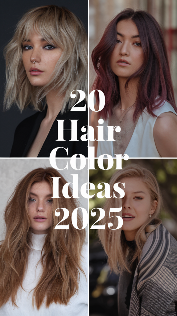 Hair Color 20 Ideas 2025: Inspiring Styles for Every Taste
