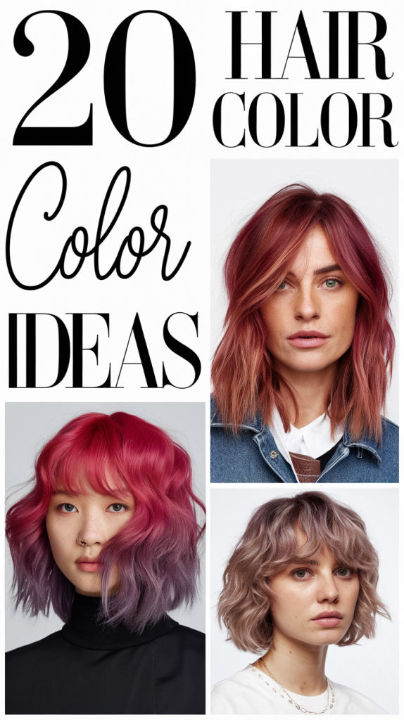 Hair Color 20 Ideas 2025: Inspiring Styles for Every Taste