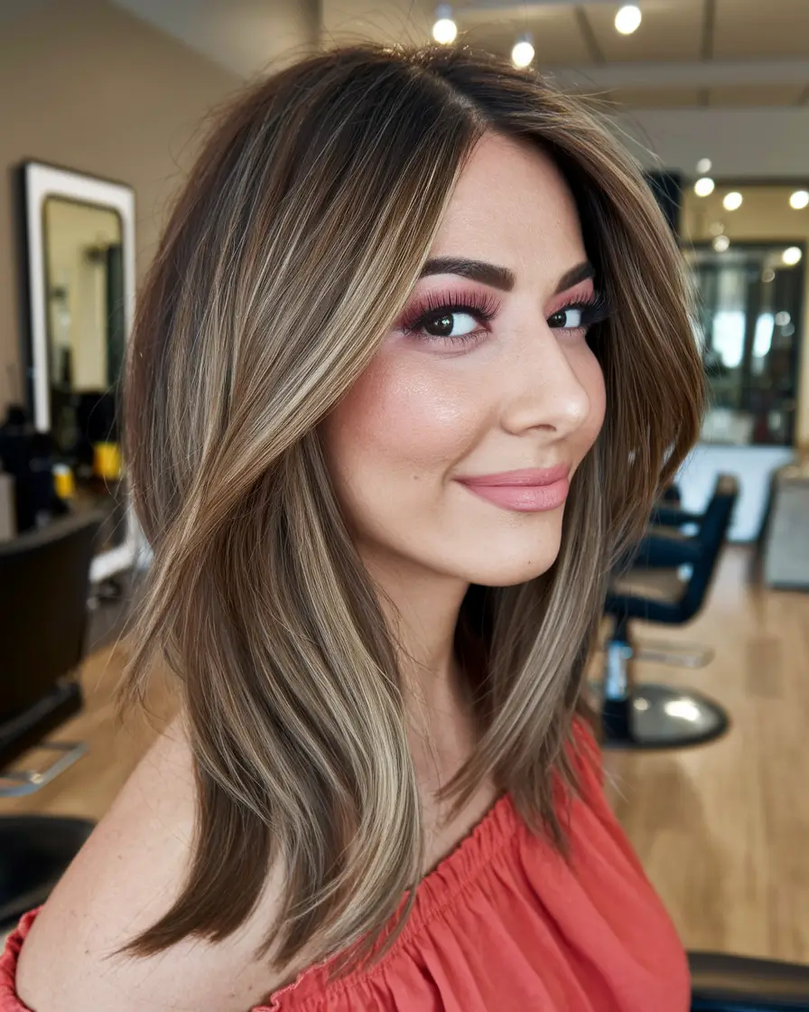 Best Fall Hair Colors for Warm Skin Tones 2025 - Soft Mushroom Brown for Fall Simplicity