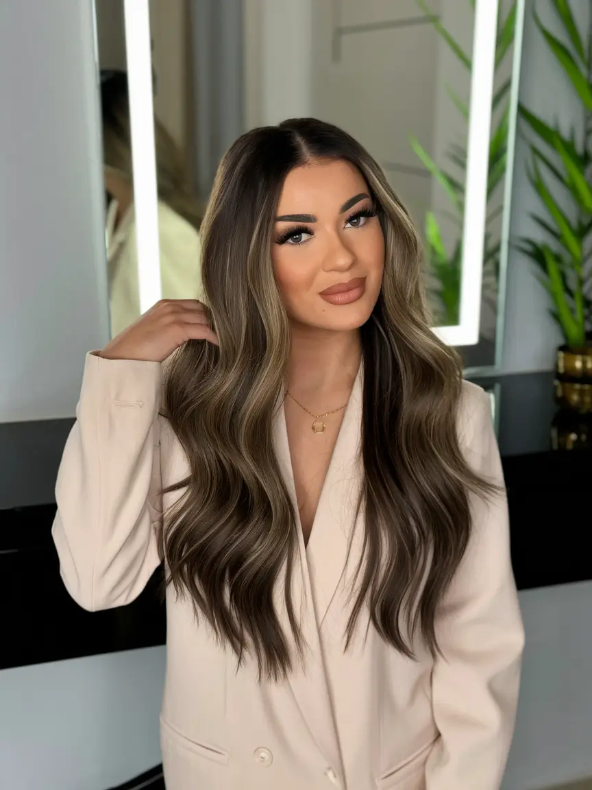 Best Fall Hair Colors for Warm Skin Tones 2025 - Espresso Melt with Subtle Light Ends