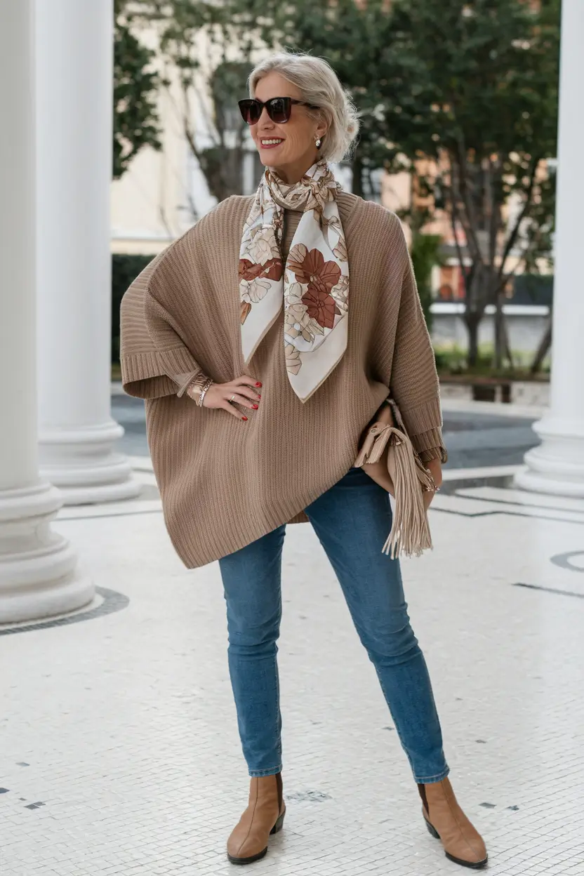 casual fall outfits for women over 50 - ideas 2025 Sculptural Knitwear That Shapes the Whole Look