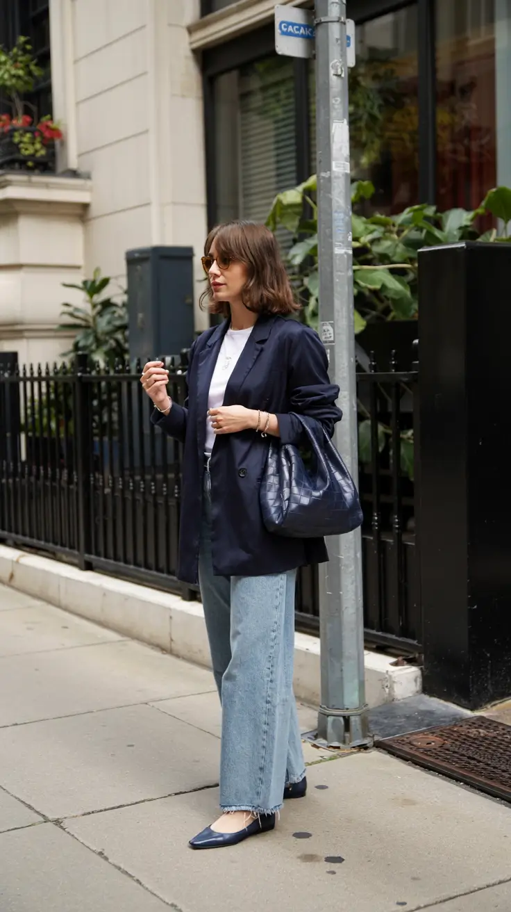 early fall outfits ideas 2025+Parisian Ease Meets Uptown Cool