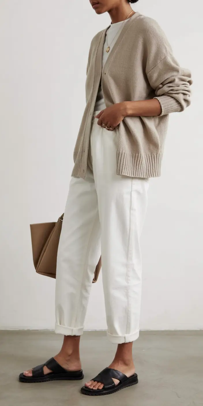 early fall outfits ideas 2025+Neutral Layers That Whisper 'Luxury'
