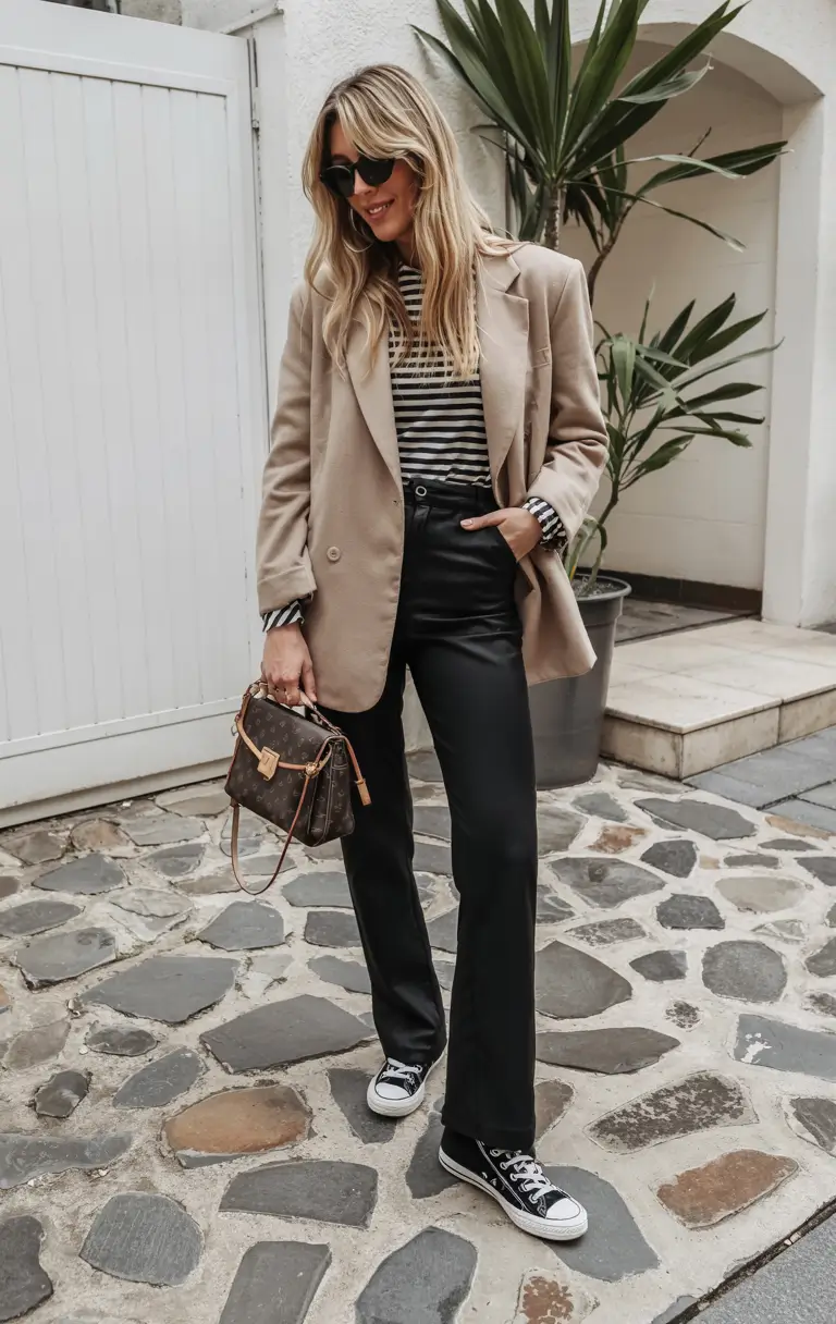 early fall outfits ideas 2025+Playful Prep, City Edition