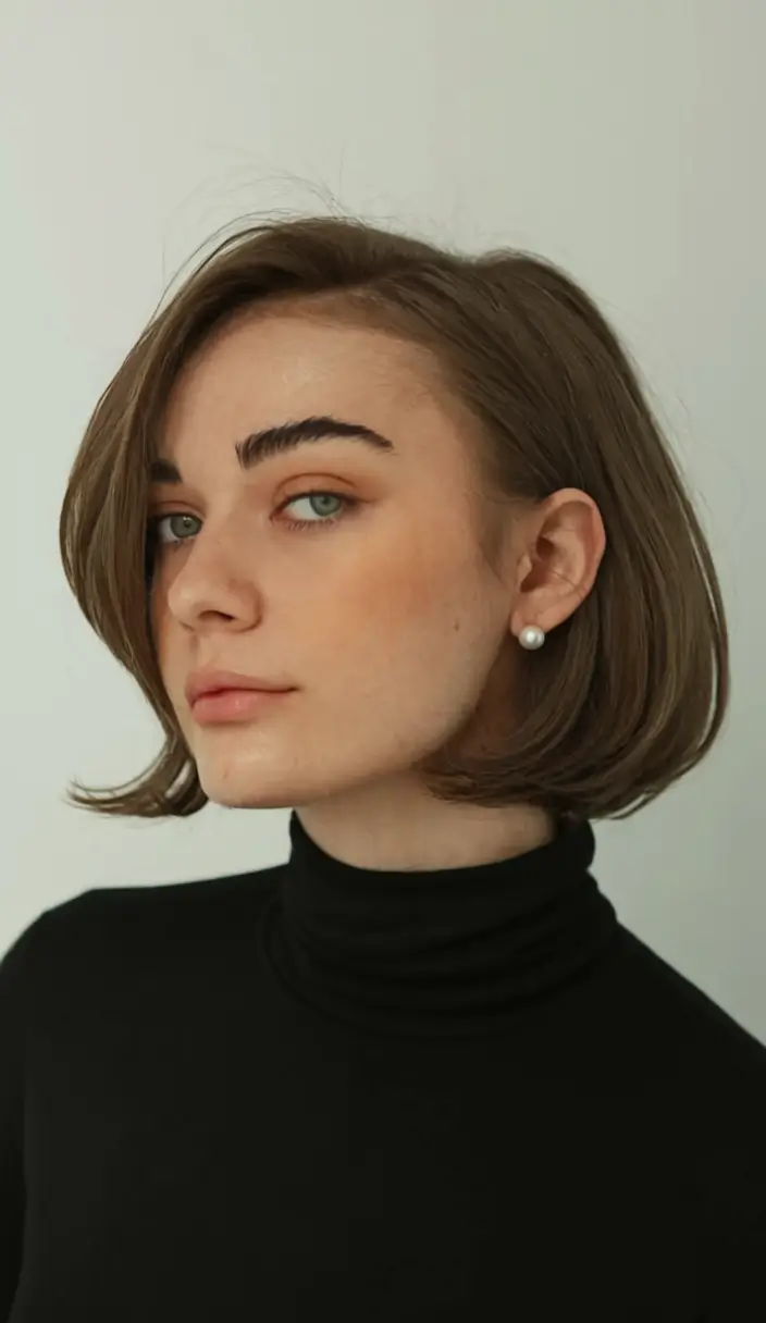 fall bob haircut ideas 2025 flipped-side-parted-bob-with-retro-energy