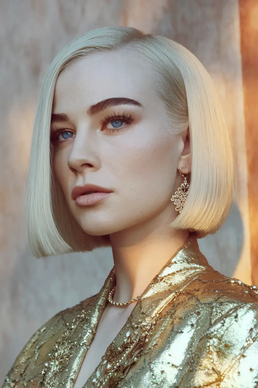 fall bob haircut ideas 2025 classic-platinum-blunt-cut-with-precision-ends