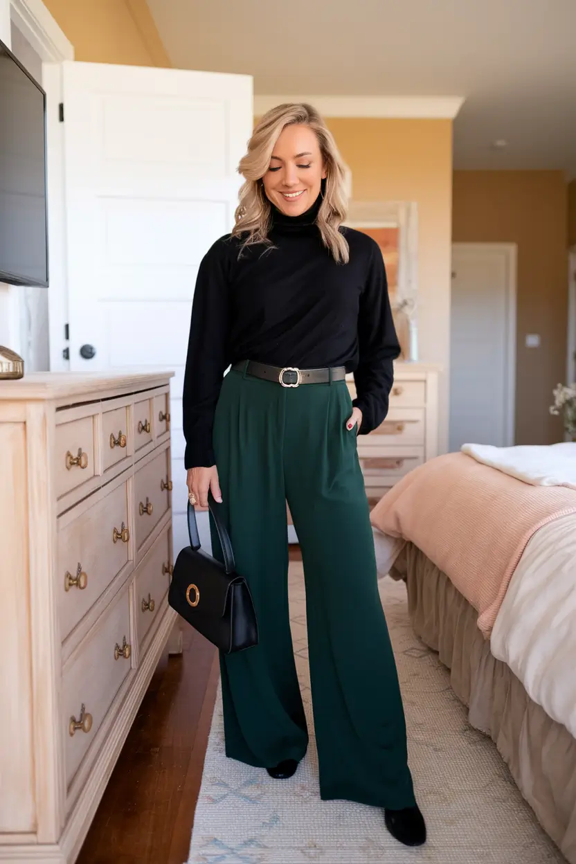 fall fashion inspo for women 2025 Refined Contrast with a Classic Twist