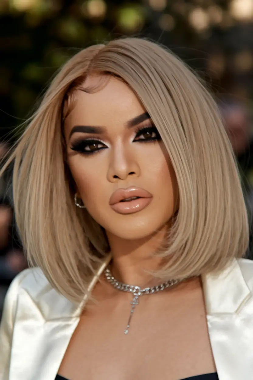 fall hair color for blondes ideas 2025 Warm Honey Blonde with Drama