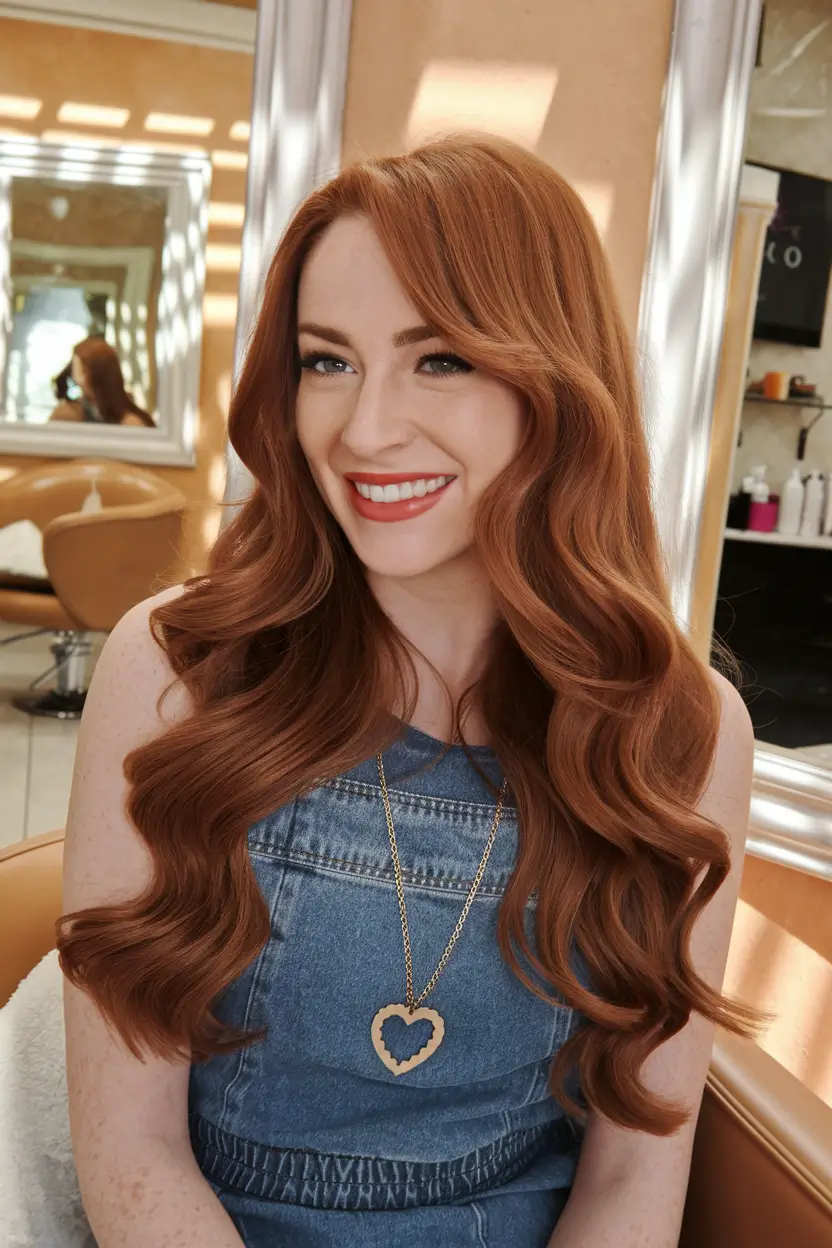 Fall hair color ideas 2025 Classic Red Revival