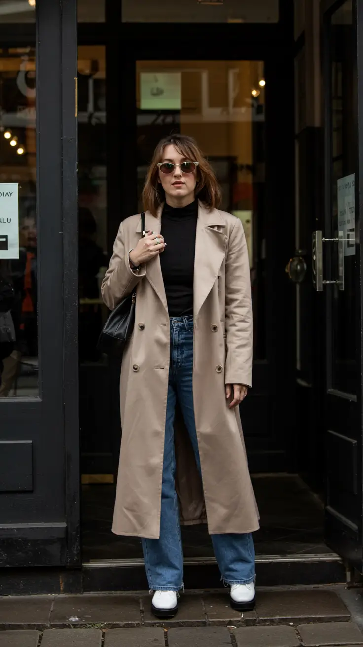 fall outfits ideas 2025 The Effortless Classic with a Rebel Twist