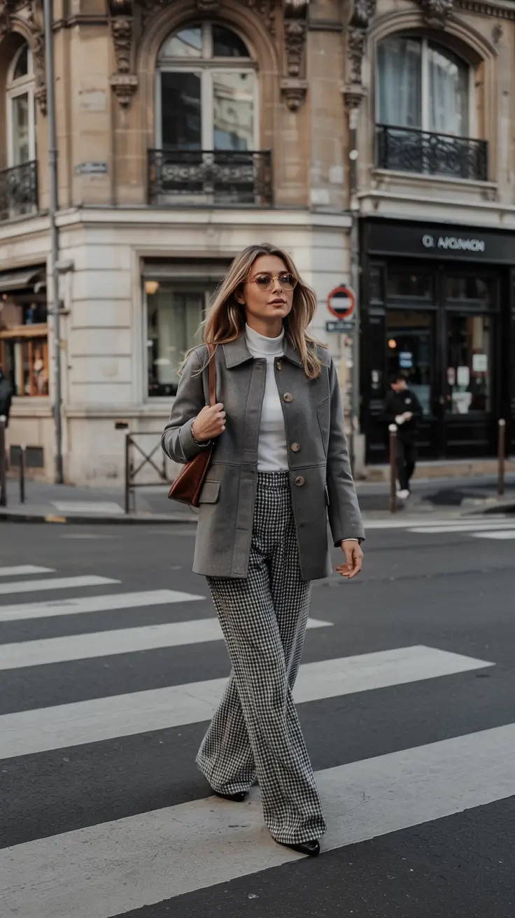 fall outfits ideas 2025 Masculine Cuts Meet Feminine Flair