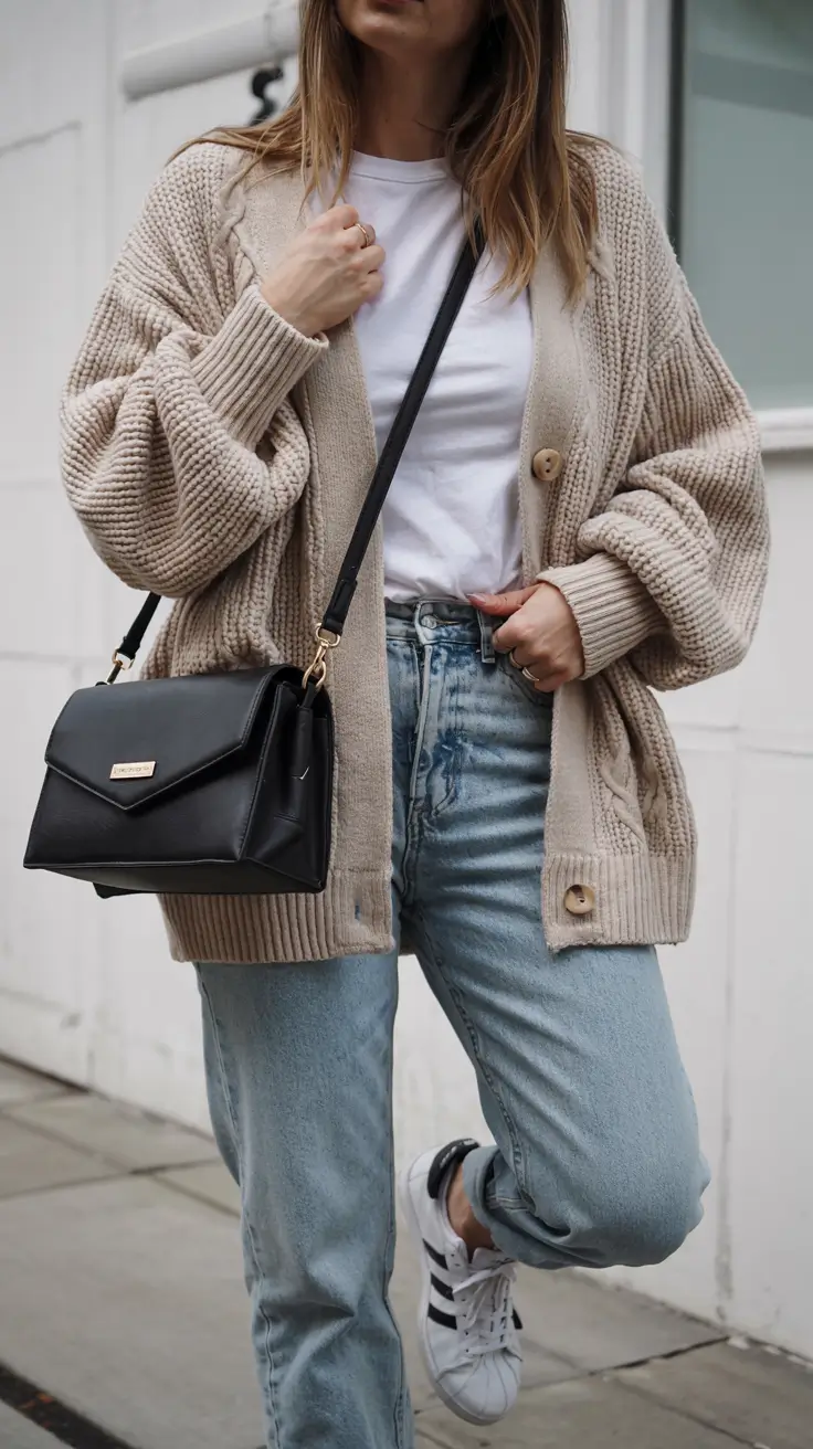 fall outfits ideas 2025 Classic Fall Layers with a Street Style Twist