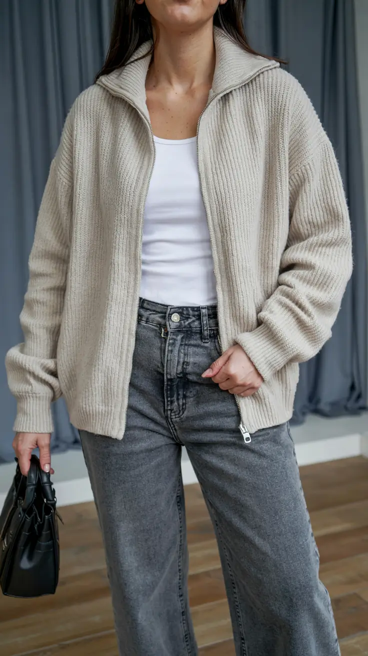 fall outfits ideas 2025 Cool Neutrals and Clean Lines