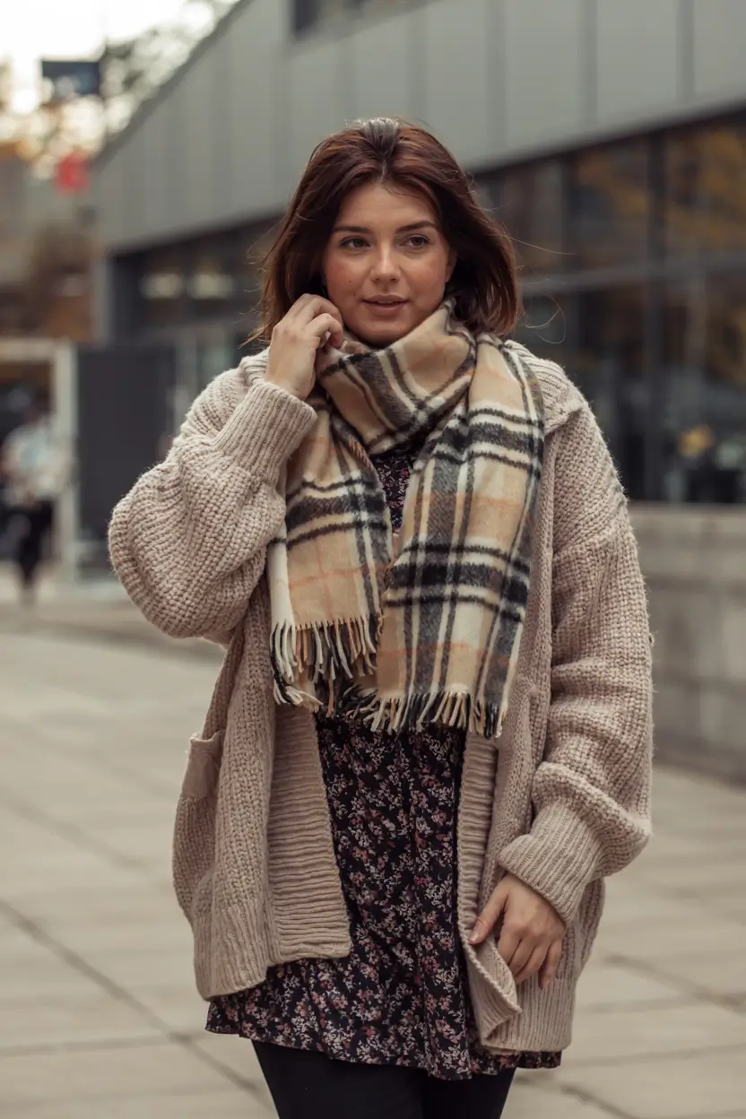 fall plus size outfits ideas 2025 Fall Florals, Soft Knits