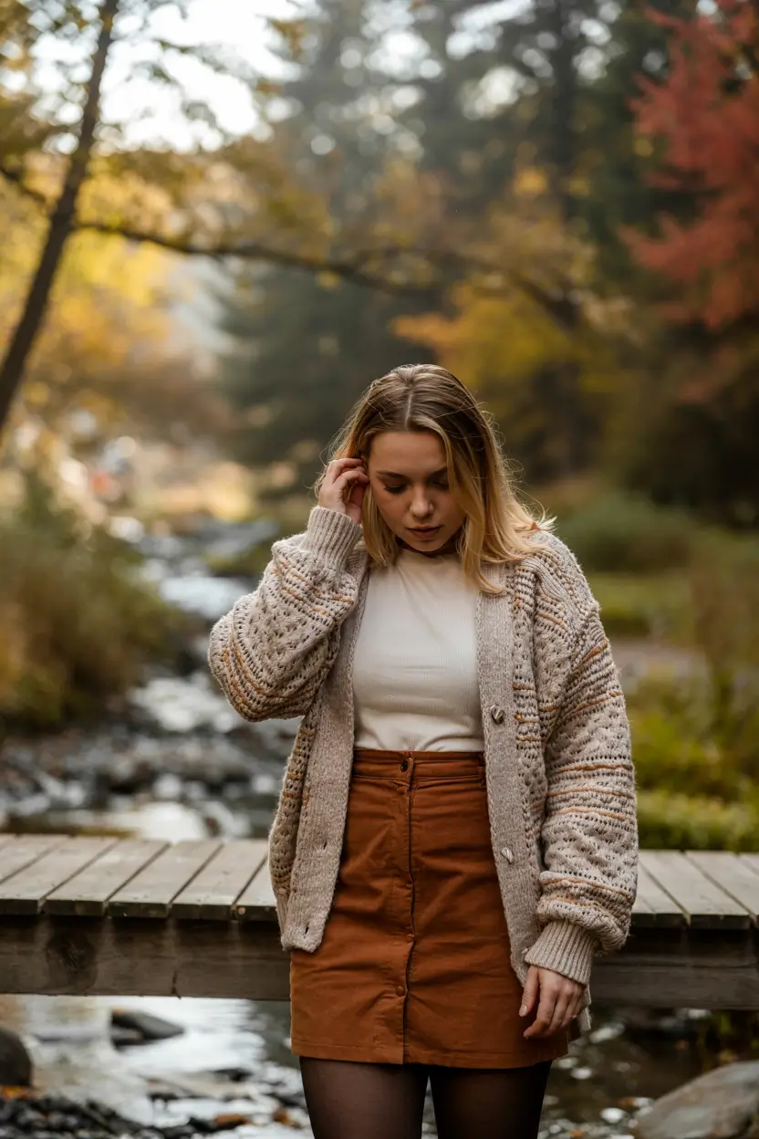 fall plus size outfits ideas 2025 Rustic Charm With Cozy Layers