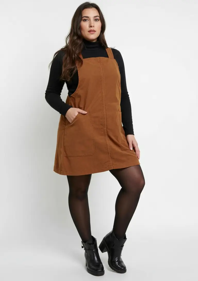 fall plus size outfits ideas 2025 Corduroy Cool With a Retro Kick