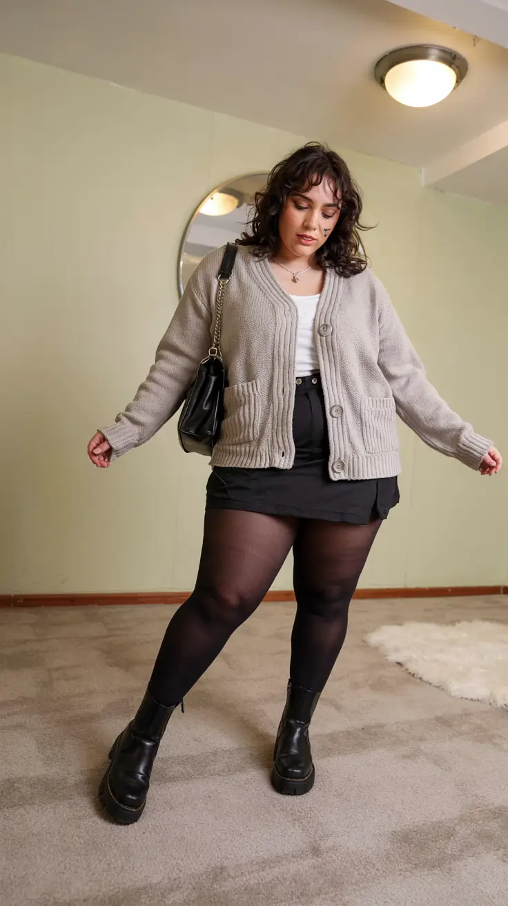 fall plus size outfits ideas 2025 Cozy Cardigan, Confident Attitude