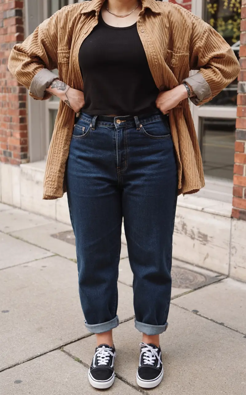 fall plus size outfits ideas 2025 Weekend Denim, Effortless Ease