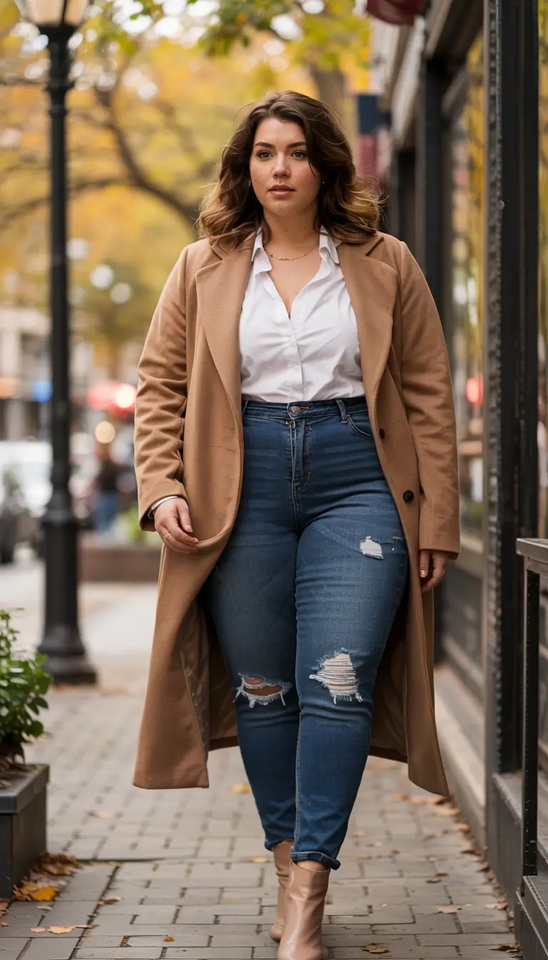fall plus size outfits ideas 2025 City Sleek With Classic Layers
