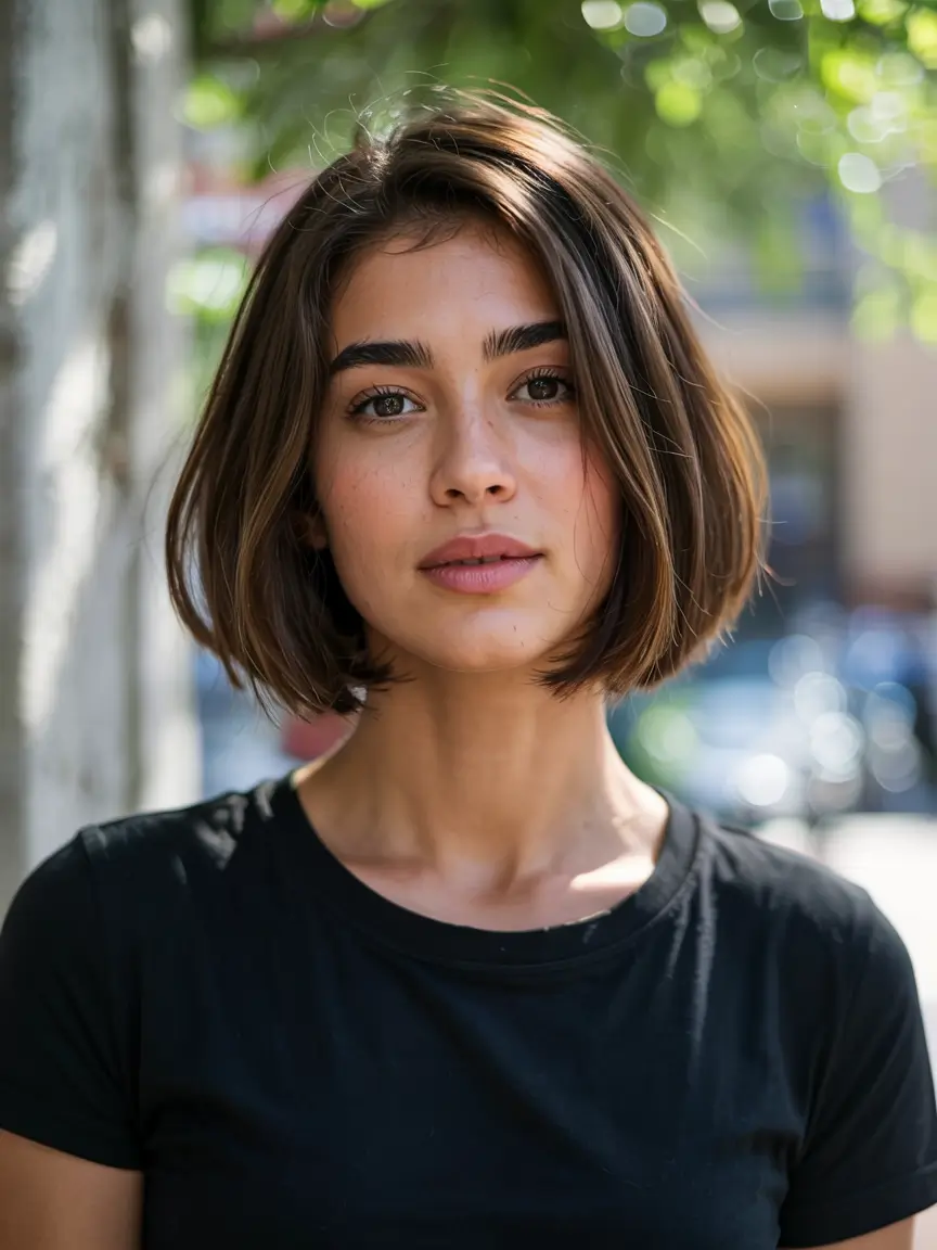 fall short haircut Polished Parisian Bob
