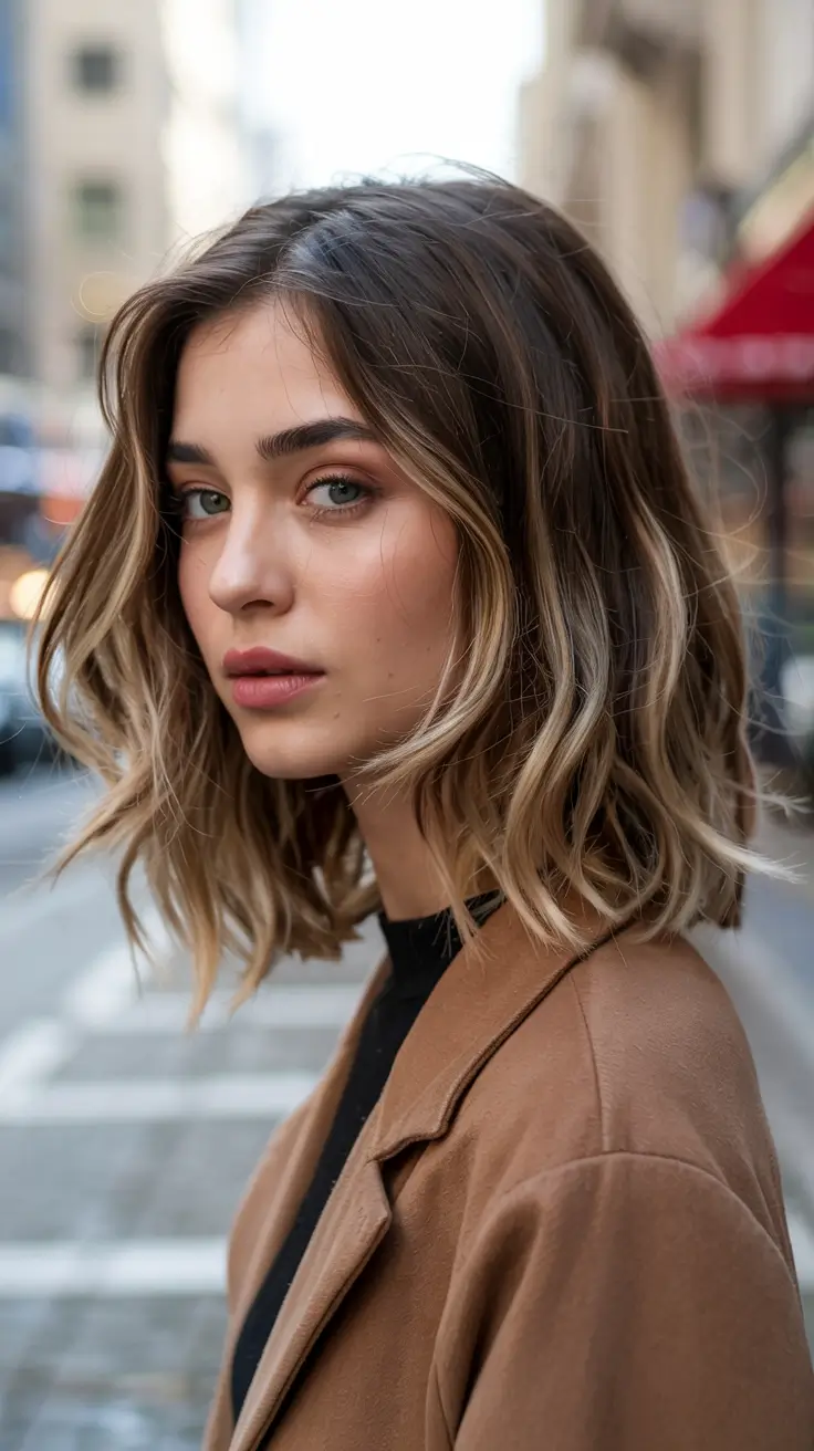 fall short haircut Modern Shag with Long Top Layers