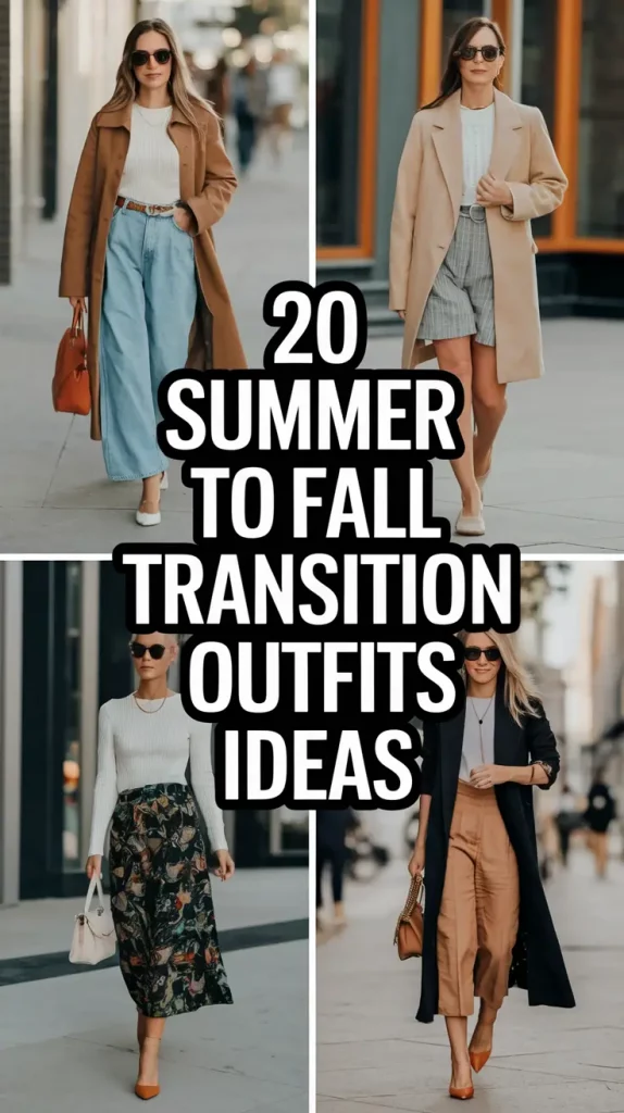 Summer to Fall Transition Outfits Ideas 2025 That Feel Effortless, Cute, and Real-Life Ready