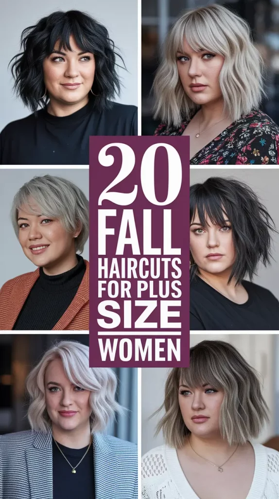 Fall Haircuts for Plus Size Women 2025: Stylish Cuts for Every Face Shape