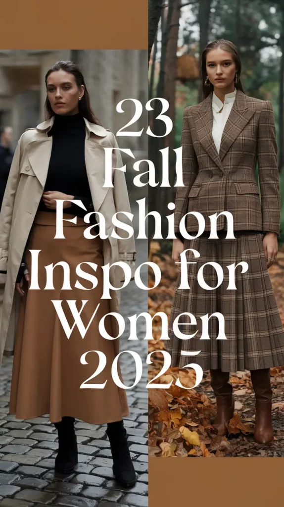 Fall Fashion Inspo for Women 2025: Fresh & Wearable Looks for Every Style