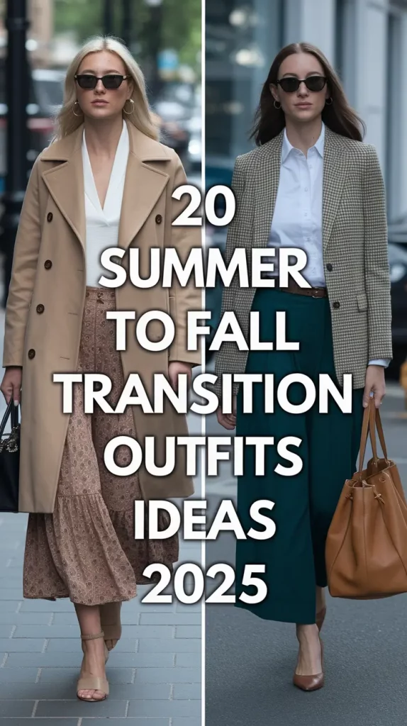 Summer to Fall Transition Outfits Ideas 2025 That Feel Effortless, Cute, and Real-Life Ready