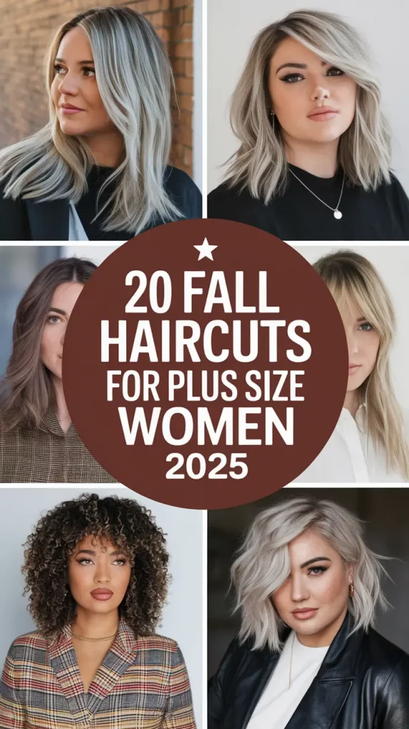 Fall Haircuts for Plus Size Women 2025: Stylish Cuts for Every Face Shape