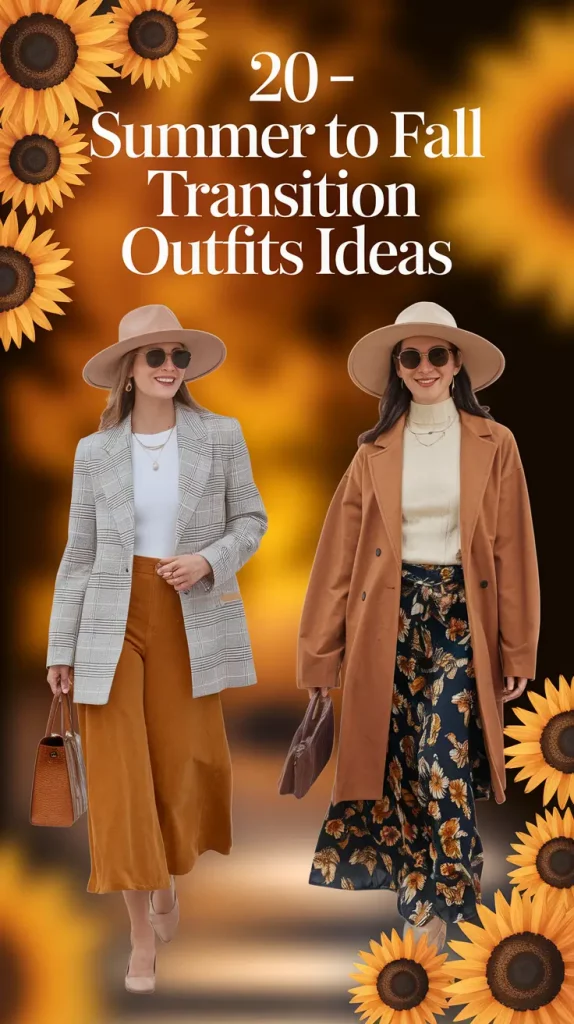 Summer to Fall Transition Outfits Ideas 2025 That Feel Effortless, Cute, and Real-Life Ready