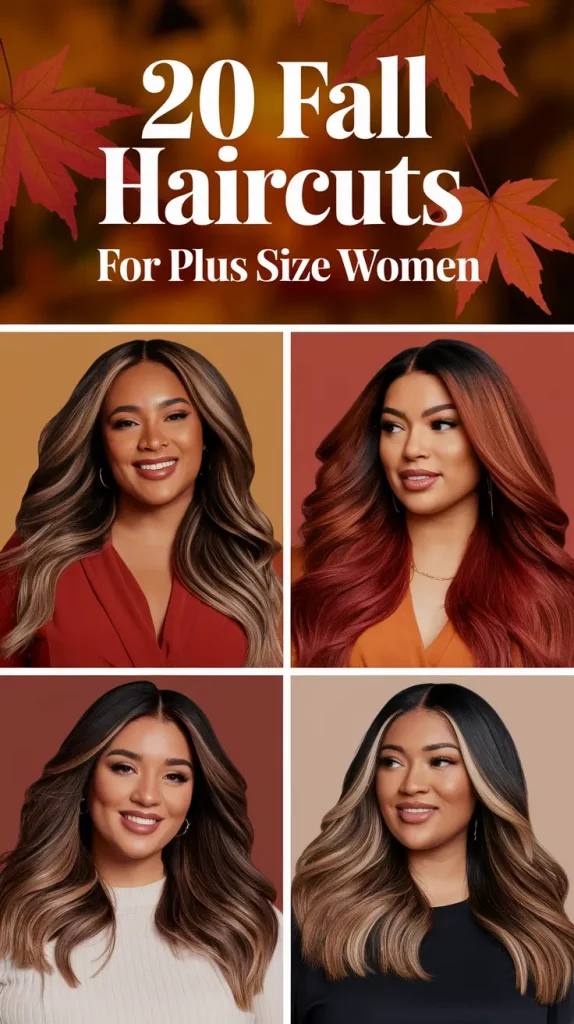 Fall Haircuts for Plus Size Women 2025: Stylish Cuts for Every Face Shape