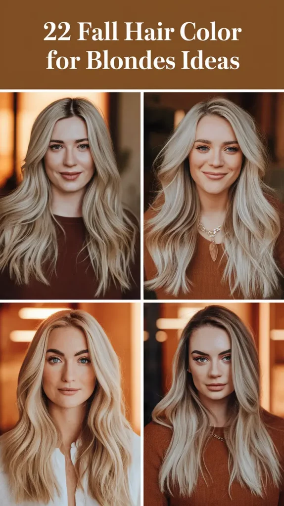 Fall Hair Color for Blondes Ideas 2025 That Feel Fresh, Rich, and Completely Wearable