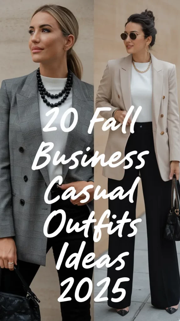 Fall Business Casual Outfits Ideas 2025 That Are Cute, Comfy, and Perfect for Work