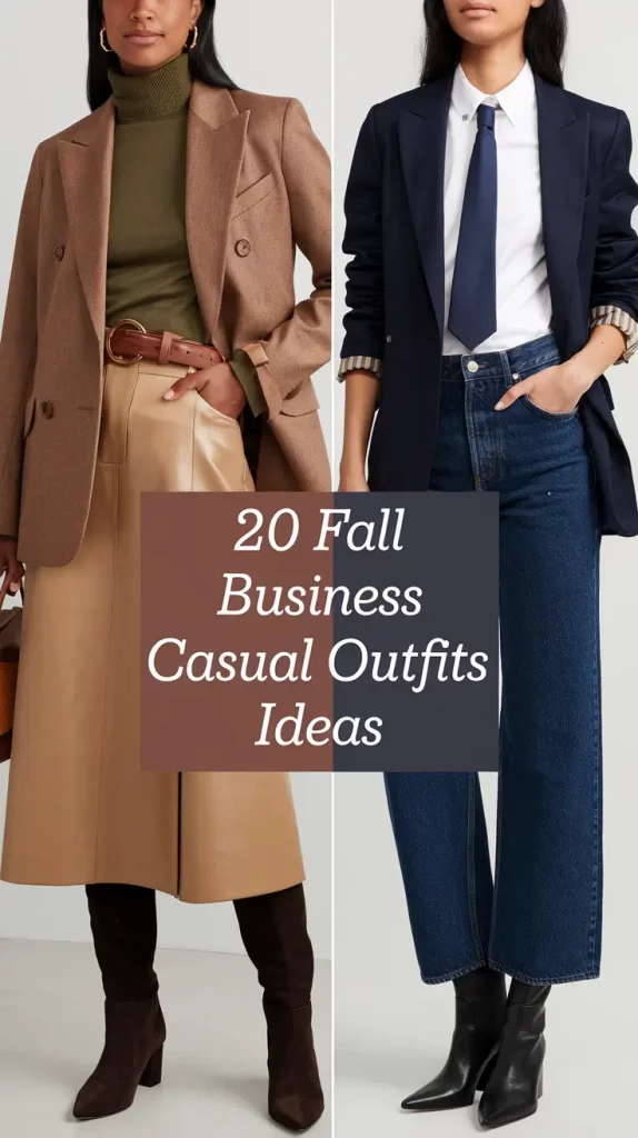 Fall Business Casual Outfits Ideas 2025 That Are Cute, Comfy, and Perfect for Work