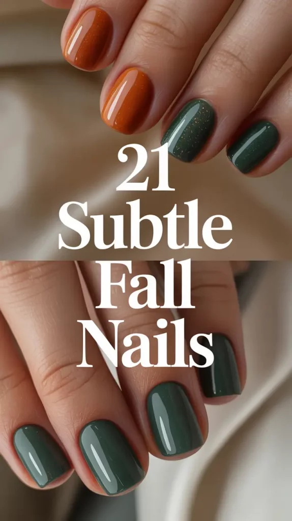 Subtle Fall Nails 2025: Elegant Designs for Almond, Chrome & Short Styles