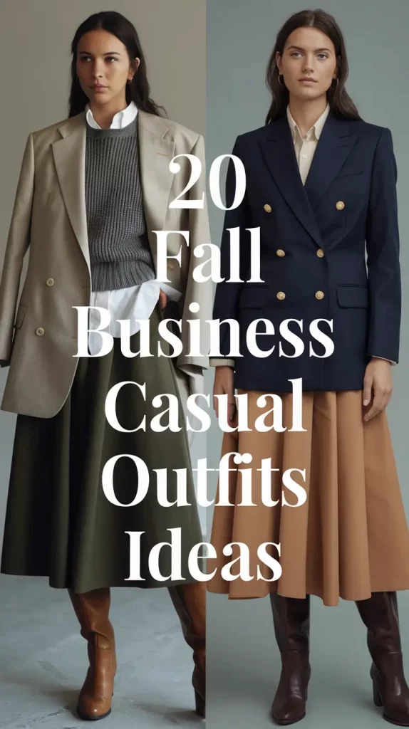 Fall Business Casual Outfits Ideas 2025 That Are Cute, Comfy, and Perfect for Work