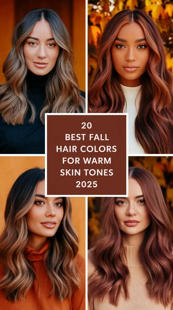 Best Fall Hair Colors for Warm Skin Tones 2025: Rich & Radiant Ideas for Deep Autumn Beauty