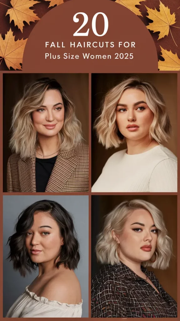 Fall Haircuts for Plus Size Women 2025: Stylish Cuts for Every Face Shape