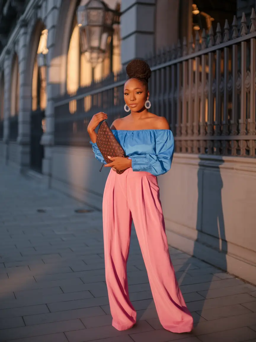 summer to fall transition outfits ideas 2025 Sunset Romance Meets Street Style