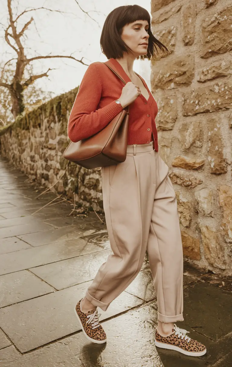 summer to fall transition outfits ideas 2025 Effortless Stroll with Warm Neutrals