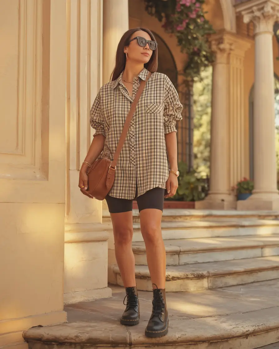 summer to fall transition outfits ideas 2025 Boyfriend Fit Meets Off-Duty Cool