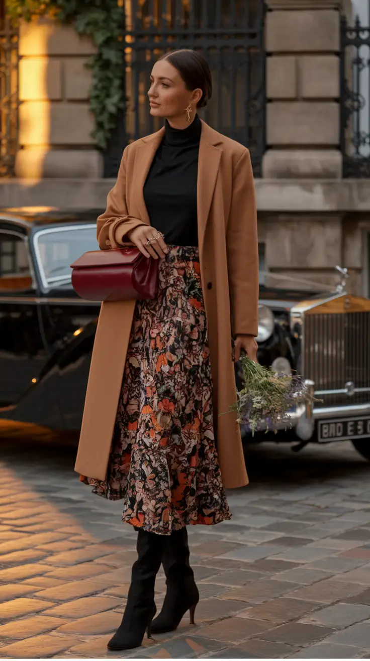 fall outfits for women over 40 - Romantic Meets Sophisticated
