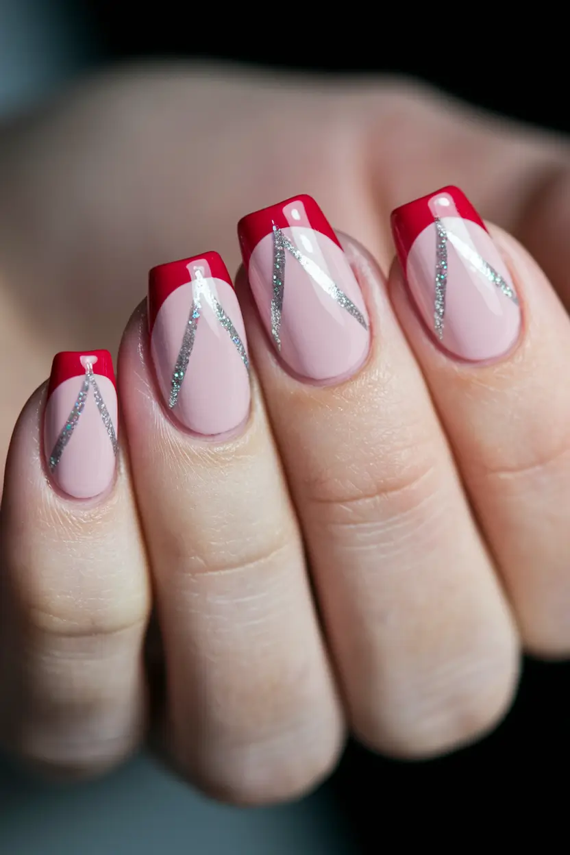 autumn nails colors fall shades red french