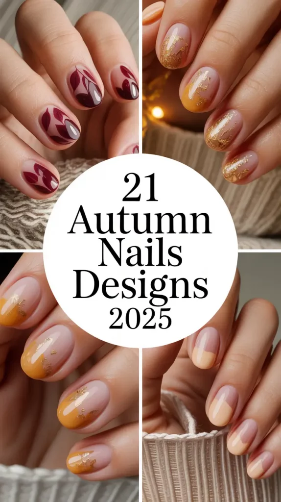Autumn Nails Designs 2025: Fresh Ideas in Brown, Green, and Orange for Every Style
