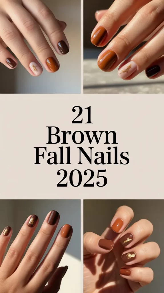 Brown Fall Nails 2025: Chic Designs, Chocolate Shades & Inspo for the Season
